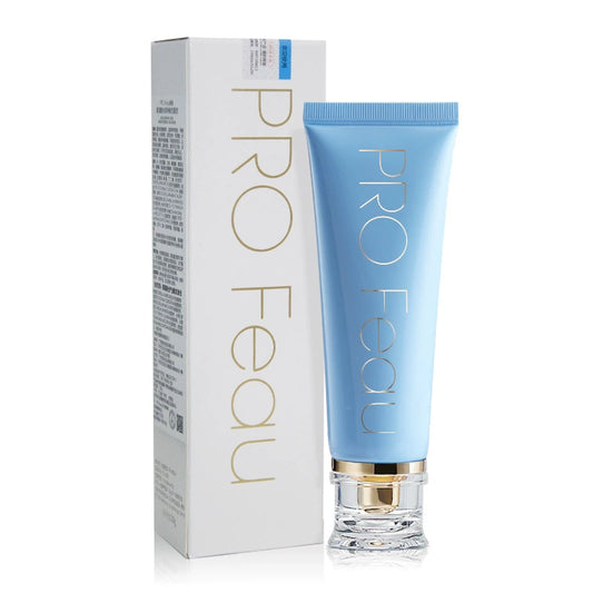 PRO FEAU Amino Acid Hydrating Facial Cleanser – Gentle pH-Balanced Foaming Face Wash with Hyaluronic Acid