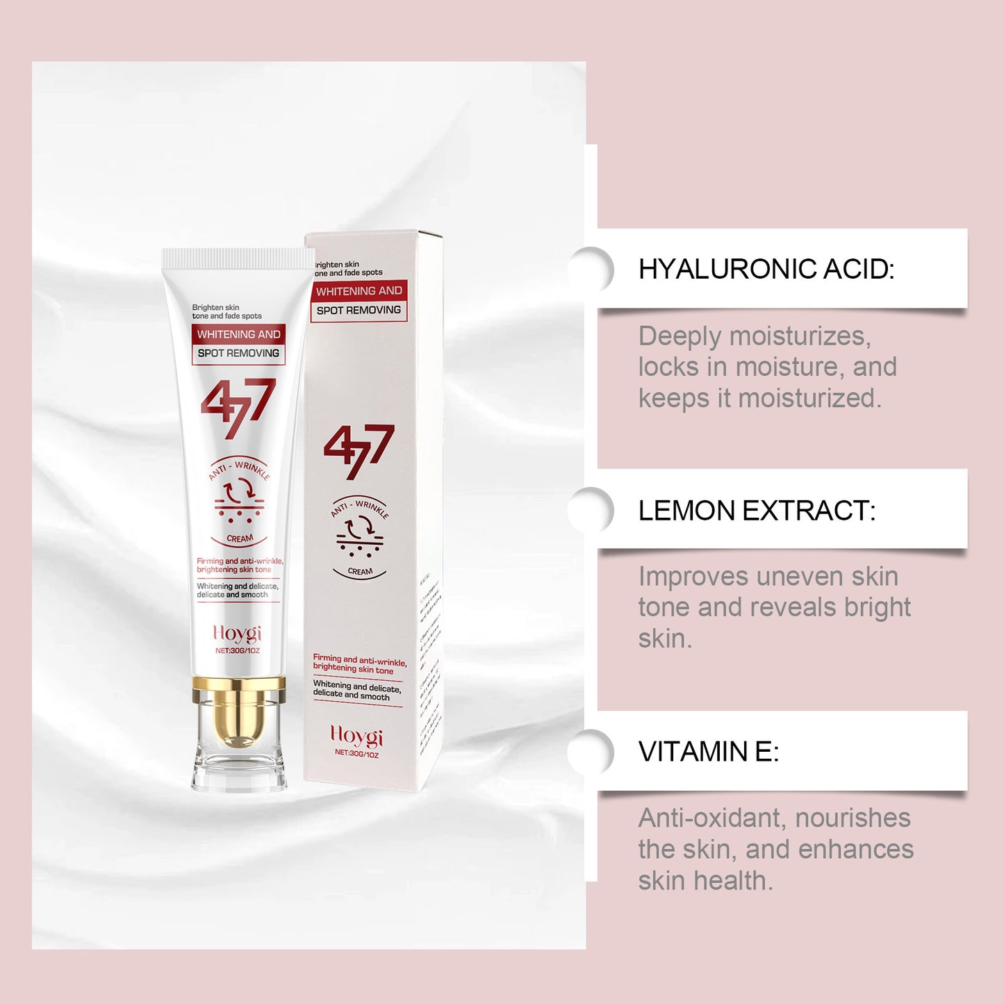Hoygi™ Dark Spot Correcting Cream: Brighter skin and a visibly more even complexion in just 7 days.