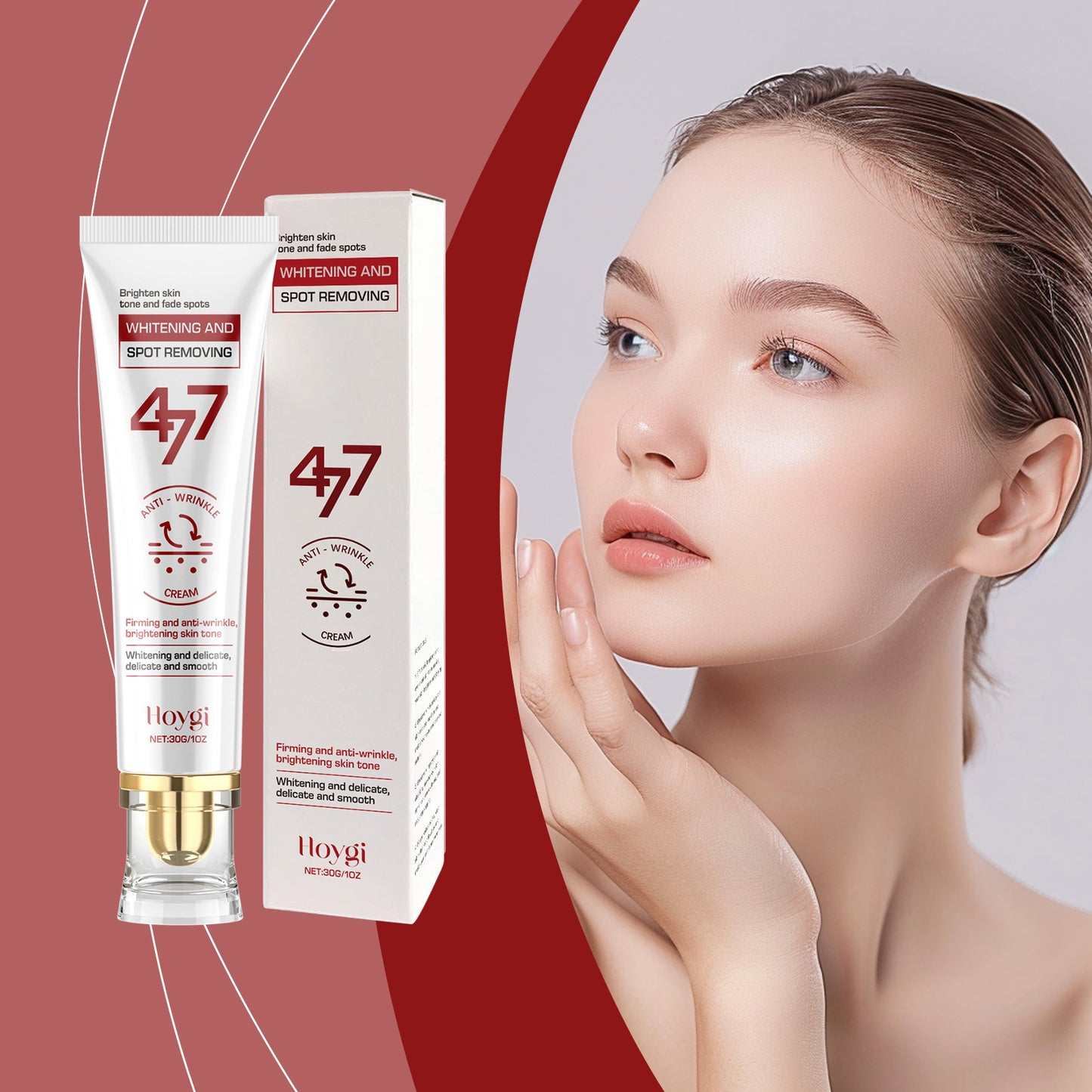 Hoygi™ Dark Spot Correcting Cream: Brighter skin and a visibly more even complexion in just 7 days.