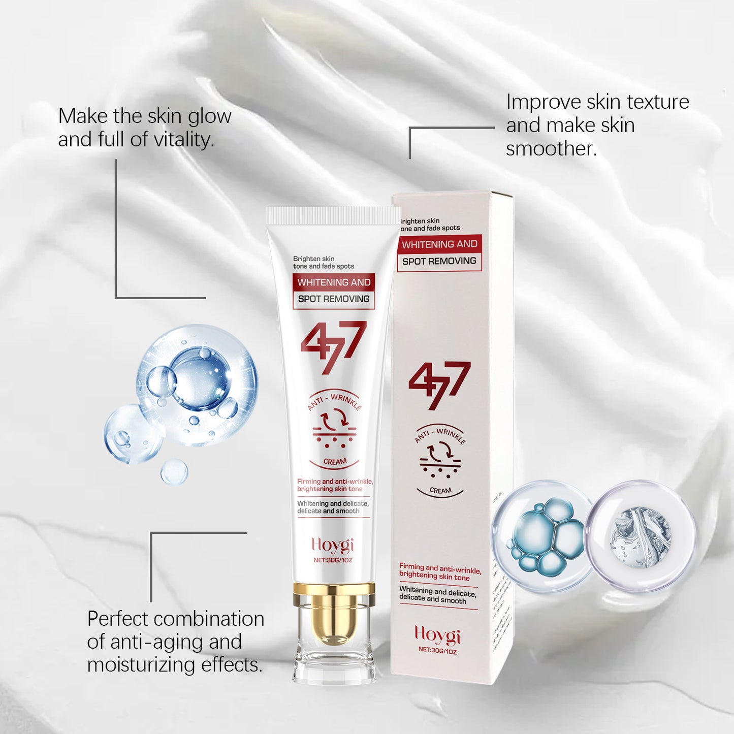 Hoygi™ Dark Spot Correcting Cream: Brighter skin and a visibly more even complexion in just 7 days.