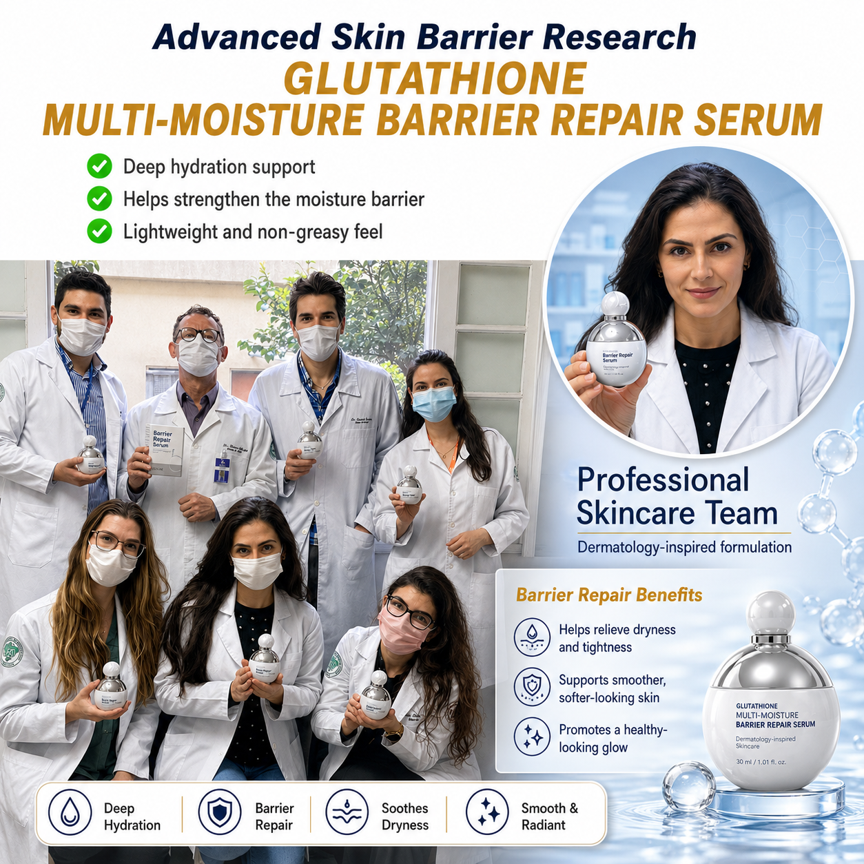 Glutathione Multi-Moisture Barrier Repair Serum