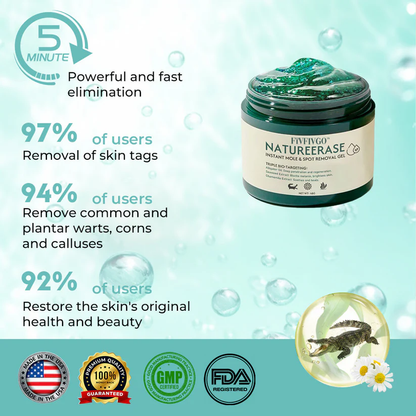 ✅ Official Store: Fivfivgo™ NatureErase Instant Mole & Spot Removal Gel