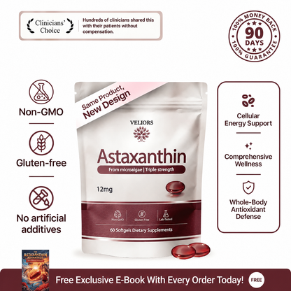 VELIORS Astaxanthin - 12mg Softgels