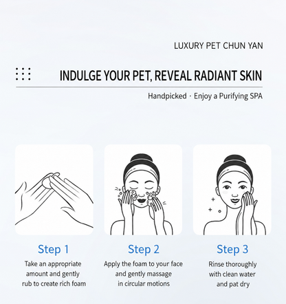 PRO FEAU Amino Acid Hydrating Facial Cleanser – Gentle pH-Balanced Foaming Face Wash with Hyaluronic Acid